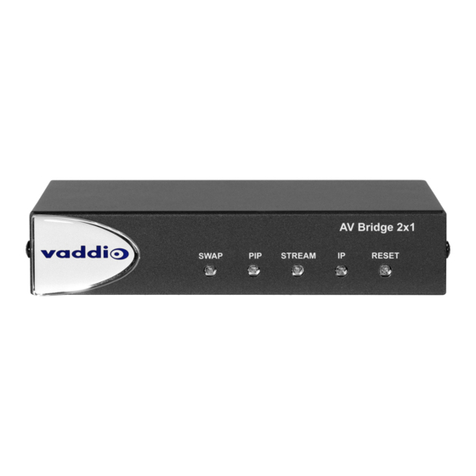 VADDIO 999-8250-009 Manual