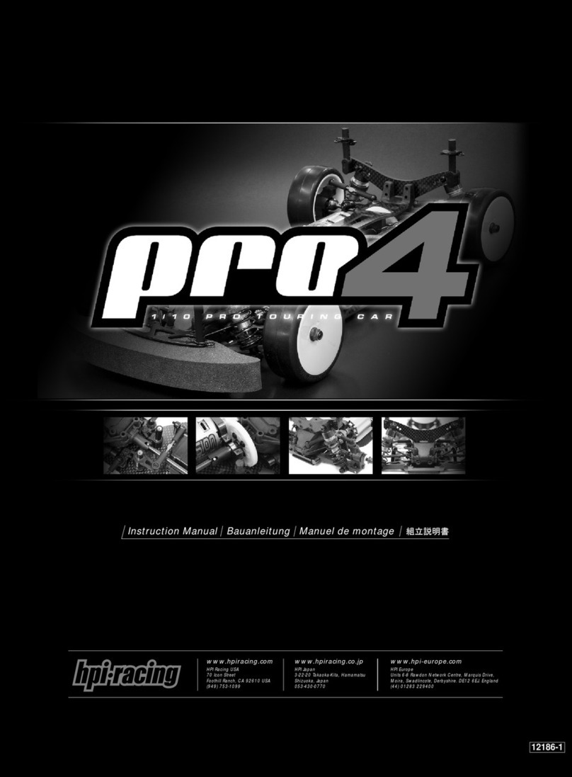 HPI Racing Atsushi Hara edition Pro4 User manual