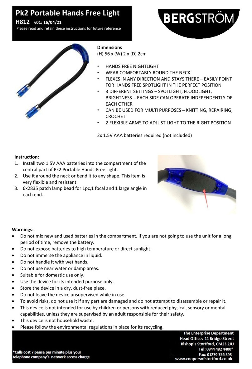 Bergstrom H812 User manual