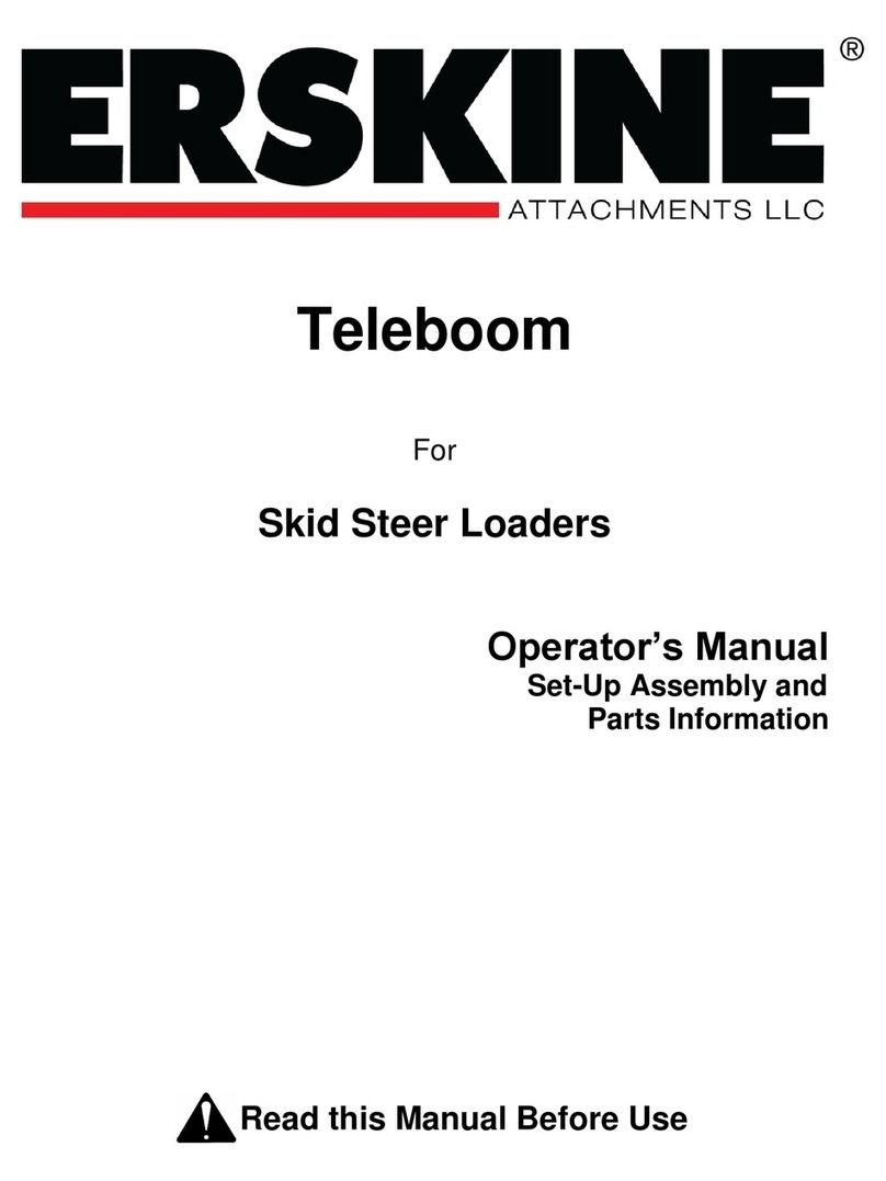 Erskine Attachments HB 18 Operator's manual