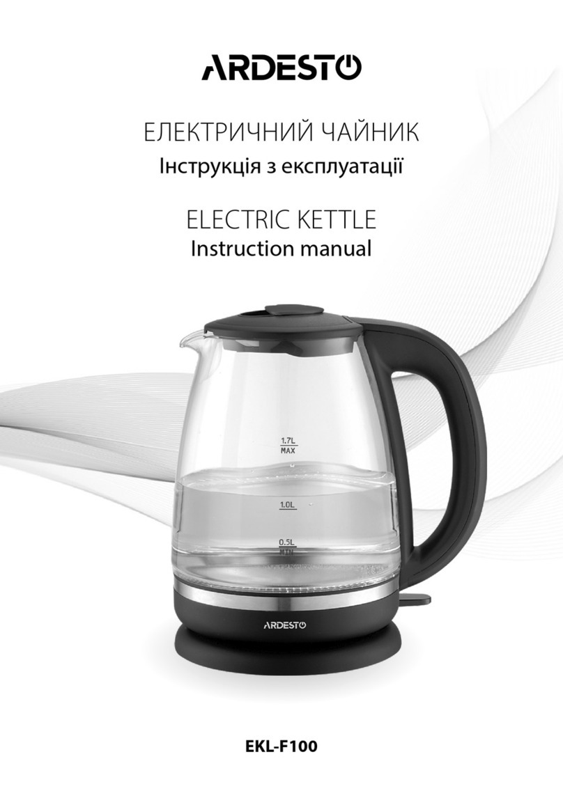 ARDESTO EKL-F100 instruction manual