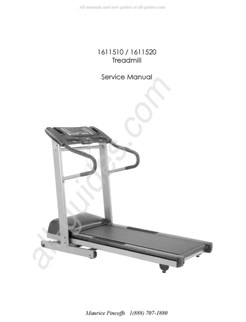 Dyaco Canada 1611510 Service manual