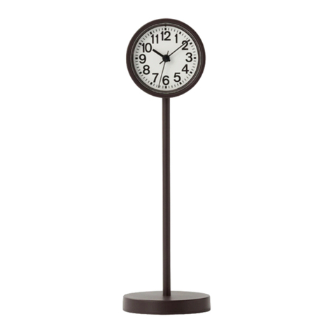 Muji PARK CLOCK-MINI user manual