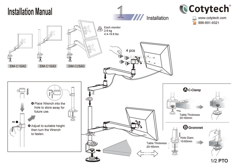 Cotytech DM-C1SA2 installation manual
