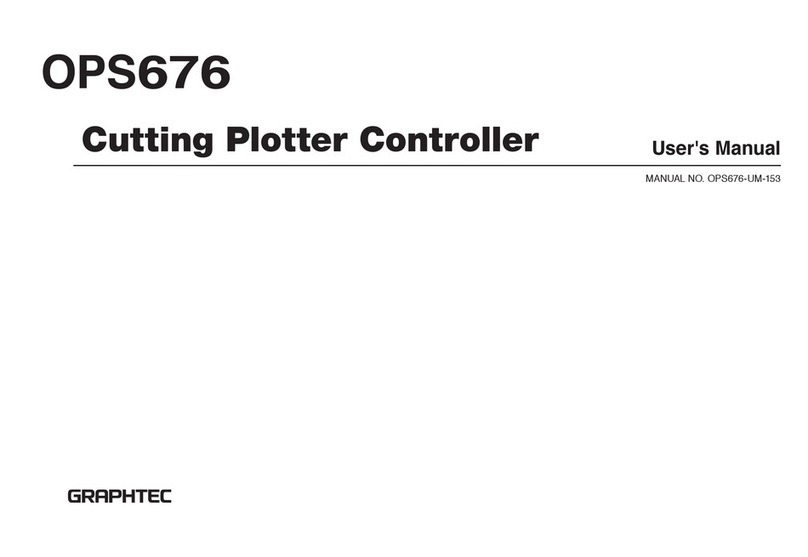 GRAPHTEC OPS676 user manual
