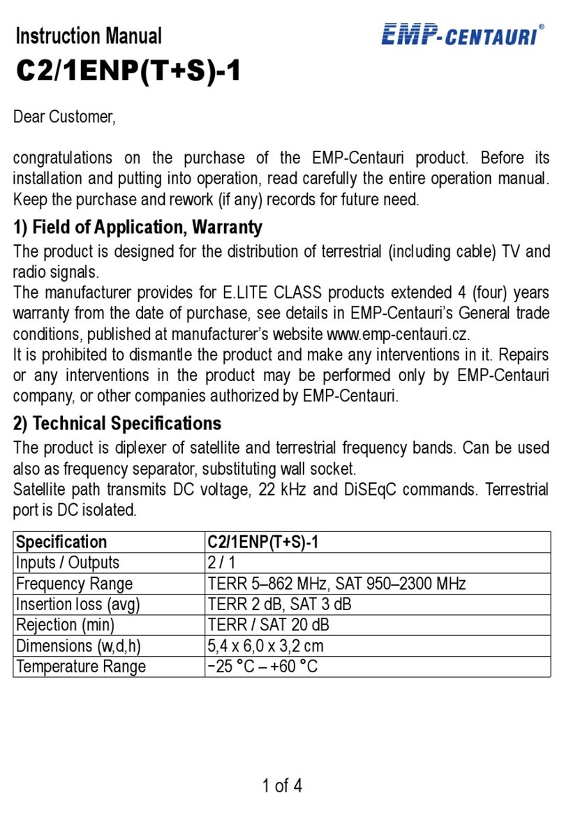 EMP-Centauri C2/1ENP(T+S)-1 instruction manual