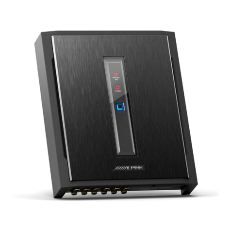 Alpine PXE-X800 User manual