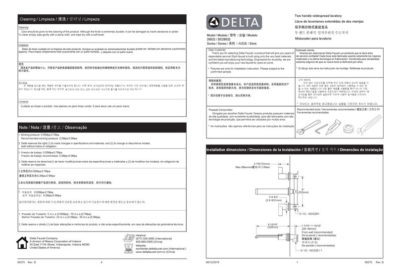 Delta 26532 User manual