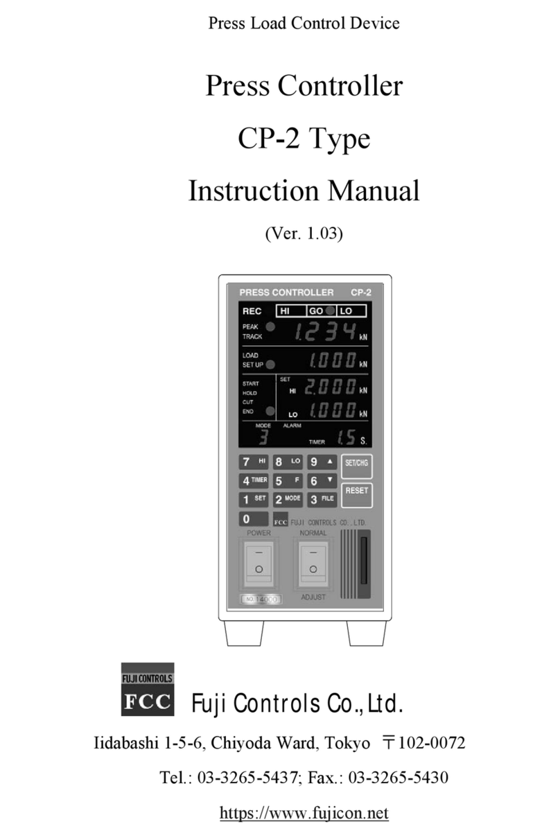 FUJI CONTROLS CP-2 instruction manual