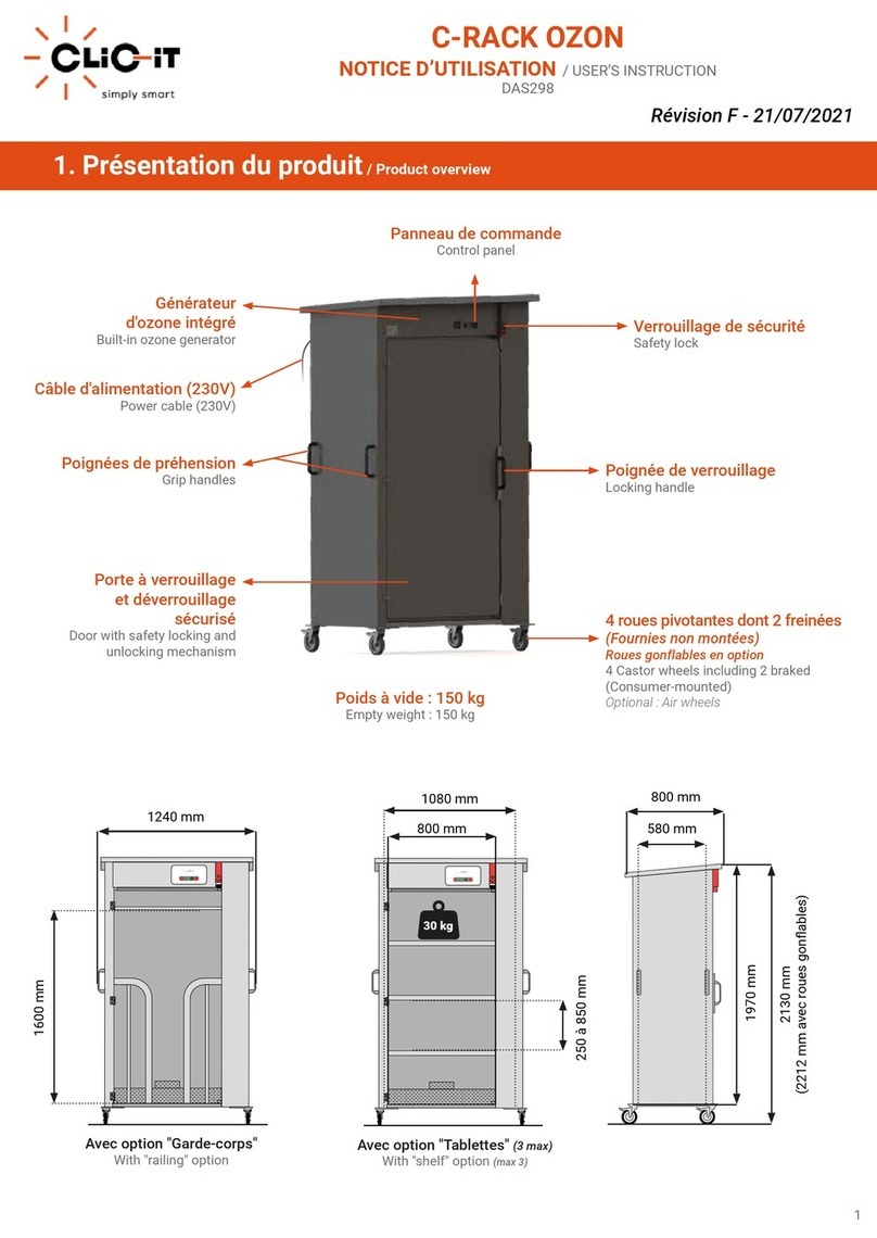 CLiC-iT C-RACK OZON User instruction