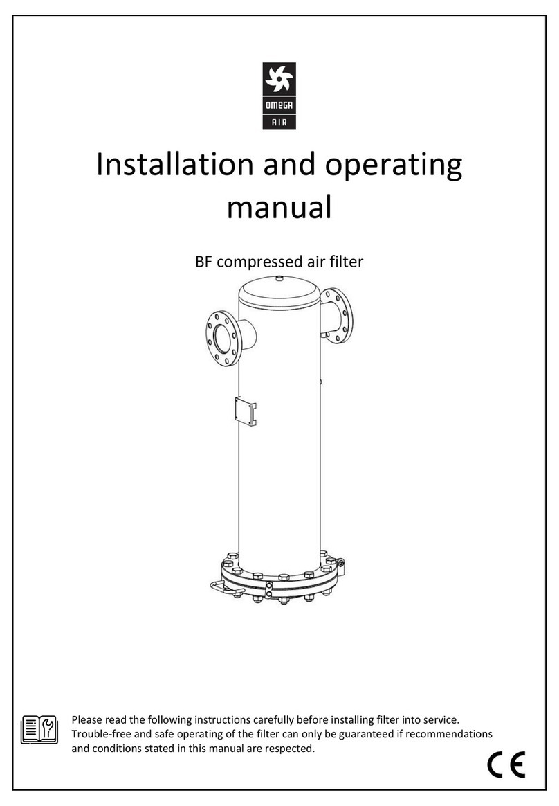 OMEGA AIR BF 0240 User manual OMEGA AIR BF 0240 User manual