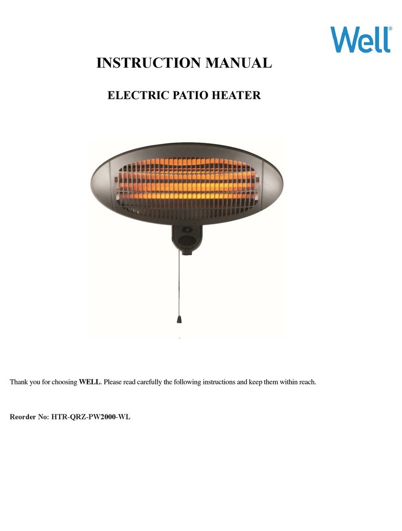 Well HTR-QRZ-PW2000-WL instruction manual