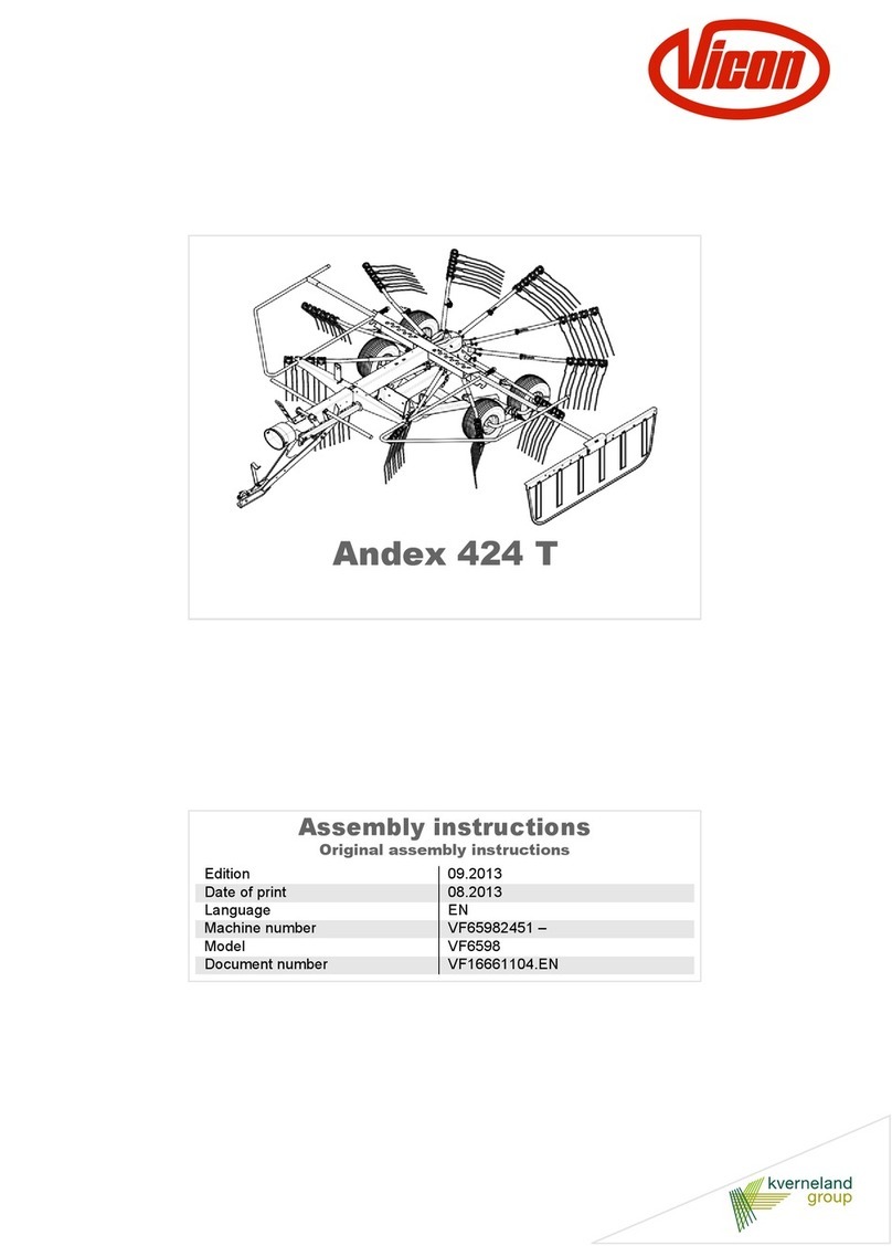 Vicon Andex 424 T Assembly instructions