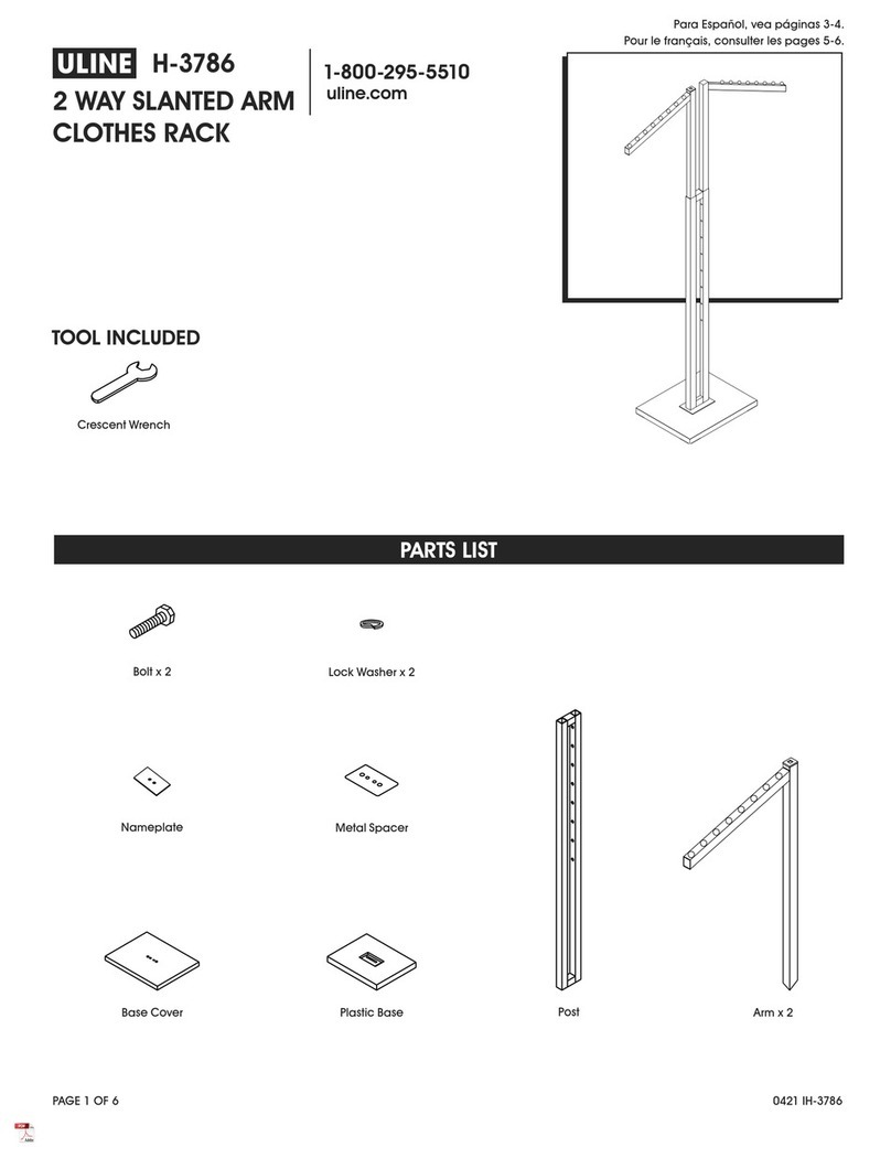 U-Line H-3786 User manual