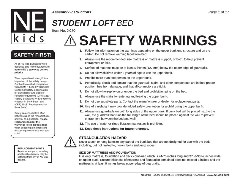 NE kids X080 Assembly instructions