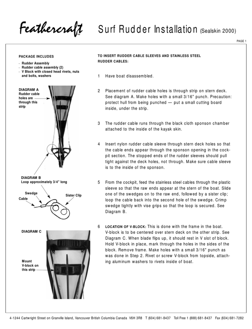 Feathercraft Sealskin 2000 User manual