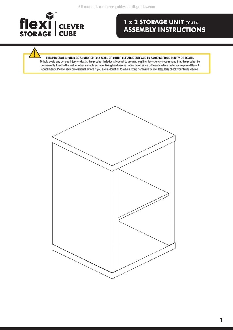 FLEXI STORAGE CLEVER CUBE 01414 User manual FLEXI STORAGE CLEVER CUBE 01414 User manual