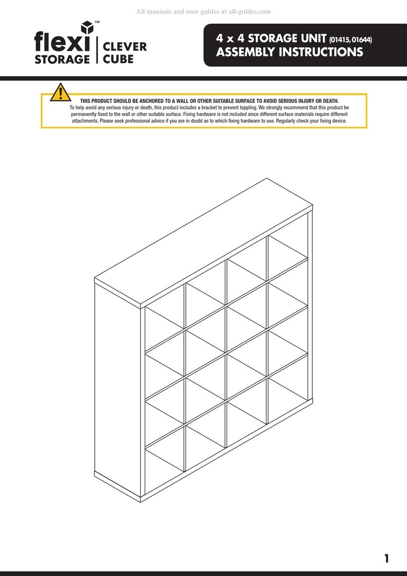 FLEXI STORAGE CLEVER CUBE 01415 User manual FLEXI STORAGE CLEVER CUBE 01415 User manual