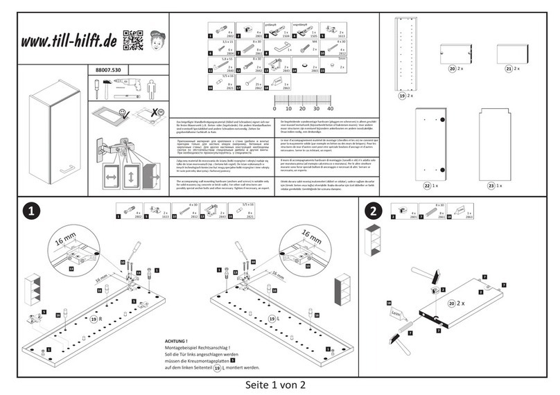 Till-Hilft 88007.530 User manual Till-Hilft 88007.530 User manual