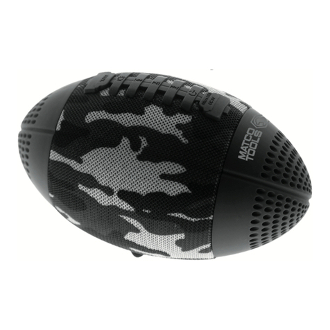 Matco Tools MTCFOOTBLSPK Operating Instructions, Warning Information
