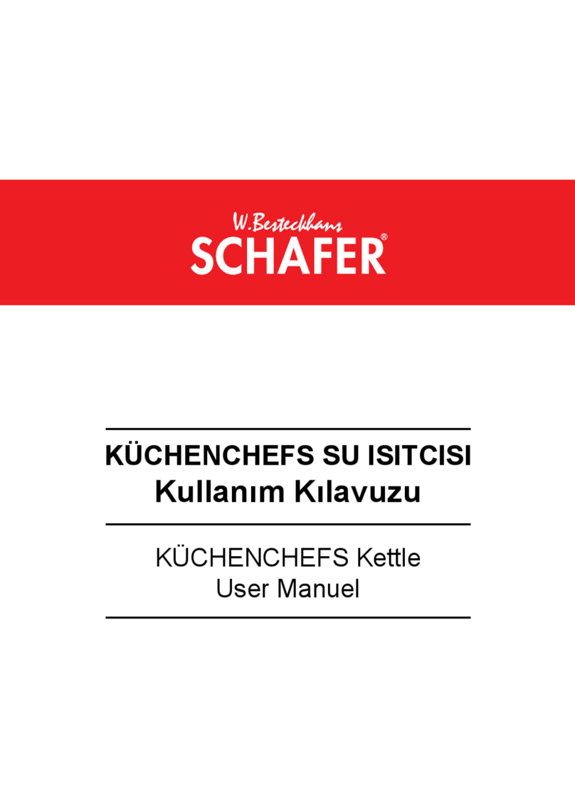 Schäfer KUCHENCHEFS user manuel