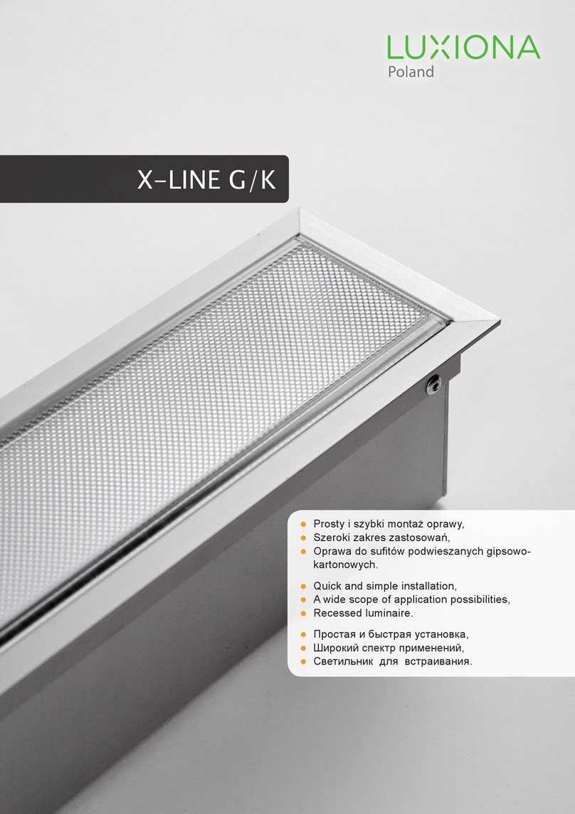LUXIONA X-LINE G manual LUXIONA X-LINE G manual