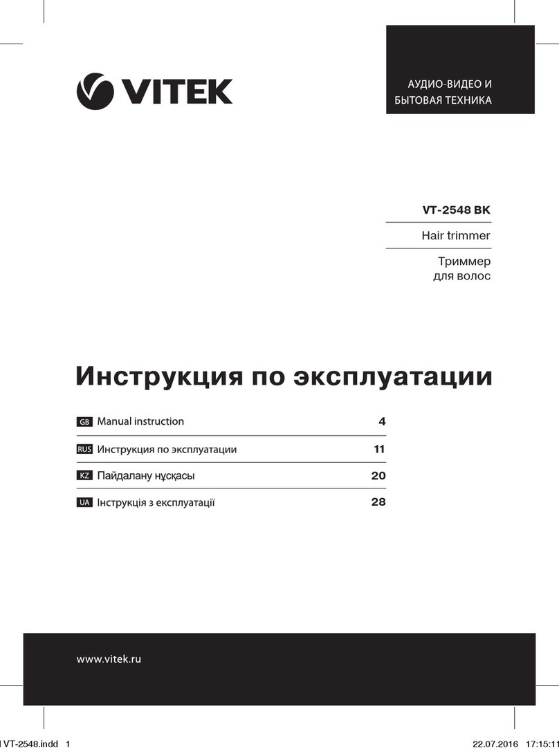 Vitek VT-2548 BK Manual instruction