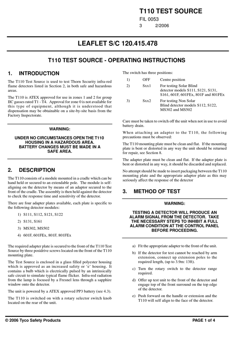 Tyco Tyco operating instructions Tyco Tyco operating instructions