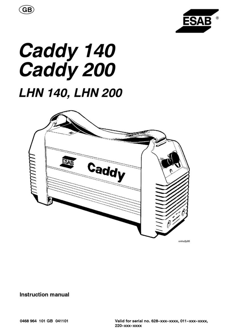 ESAB Caddy 140 instruction manual