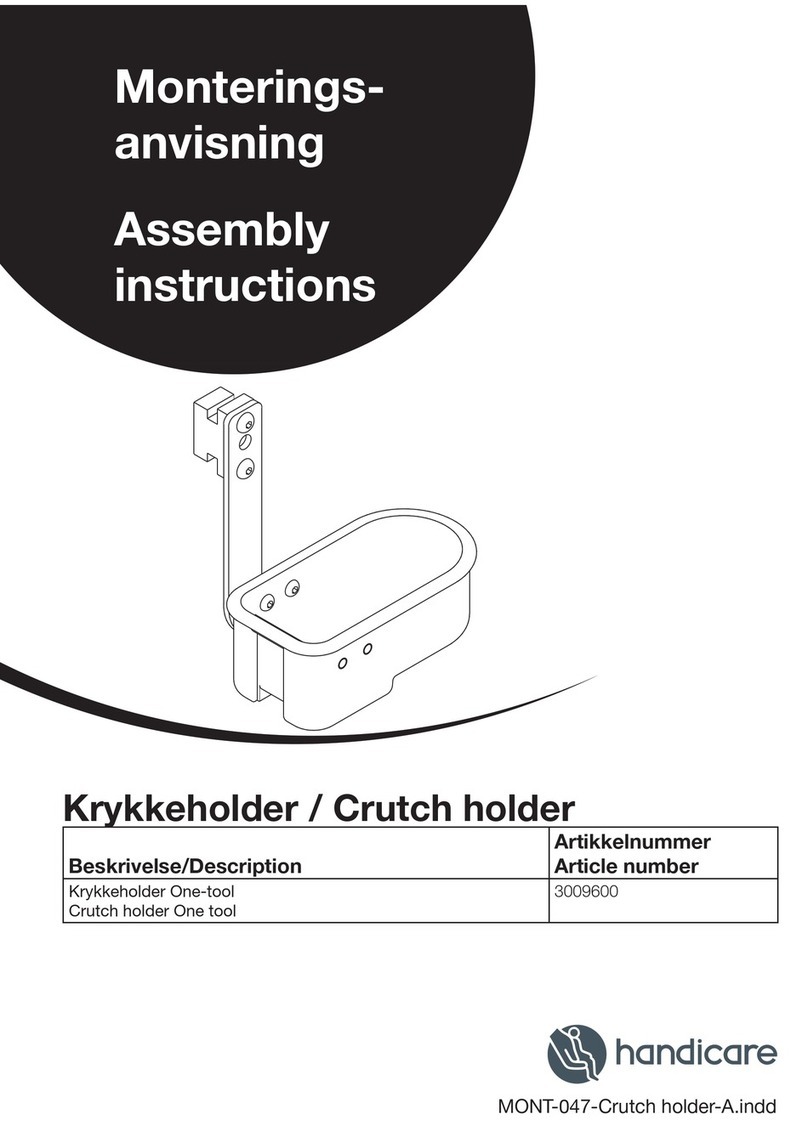 Handicare 3009600 User manual