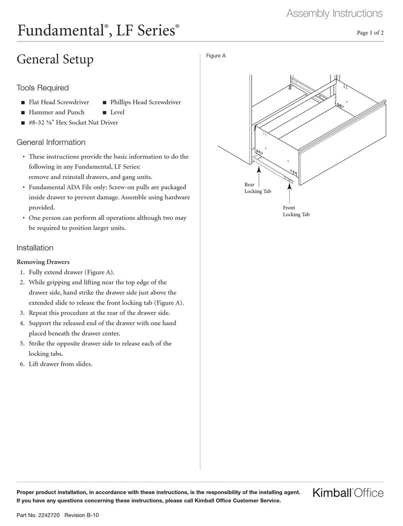 Kimball Office Fundamental LF Series Assembly instructions Kimball Office Fundamental LF Series Assembly instructions