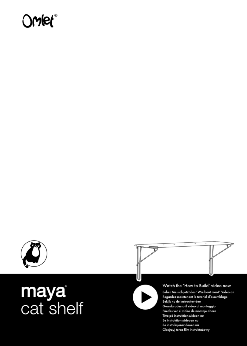 Omlet maya cat shelf User manual