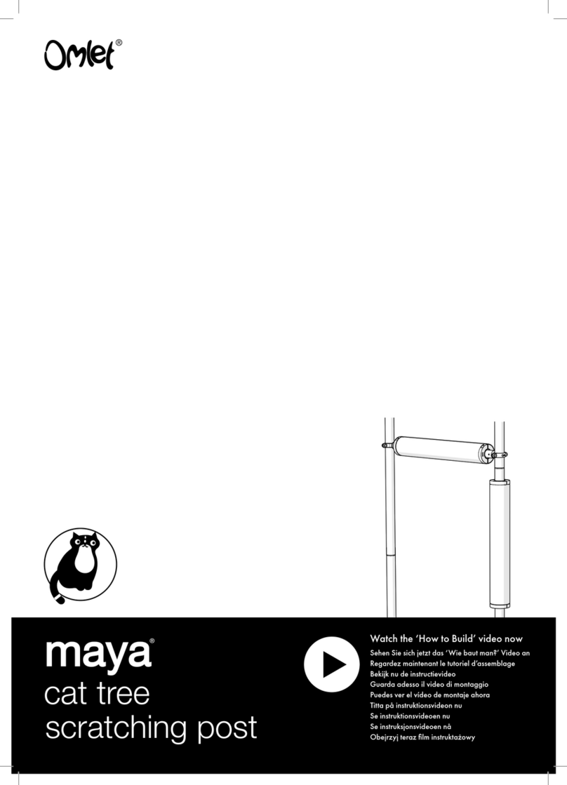 Omlet maya cat tree scratching post quick start guide