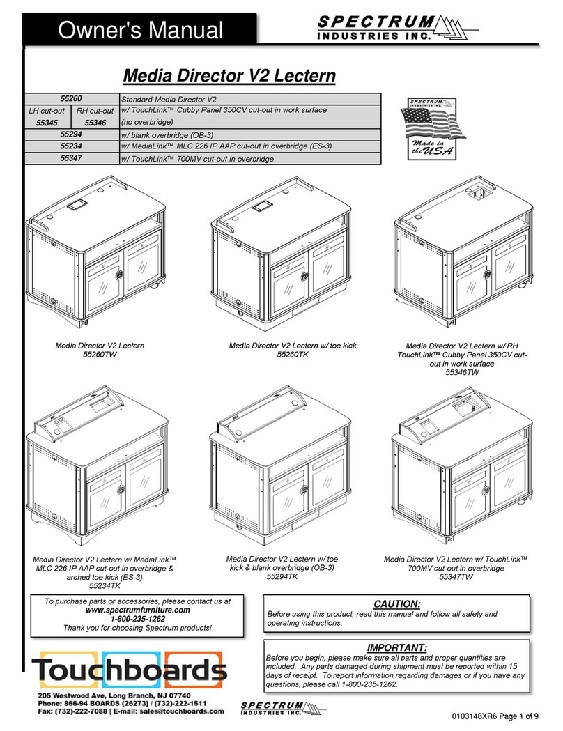 Spectrum Industries 55260TW owner's manual