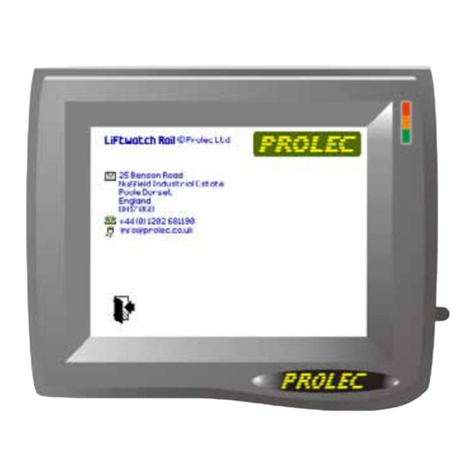 PROLEC Liftwatch Rail Operator's manual