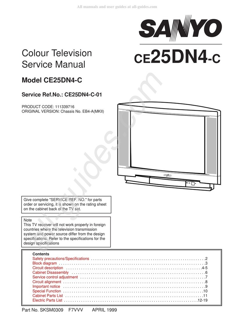 Sanyo CE25DN4-C User manual Sanyo CE25DN4-C User manual