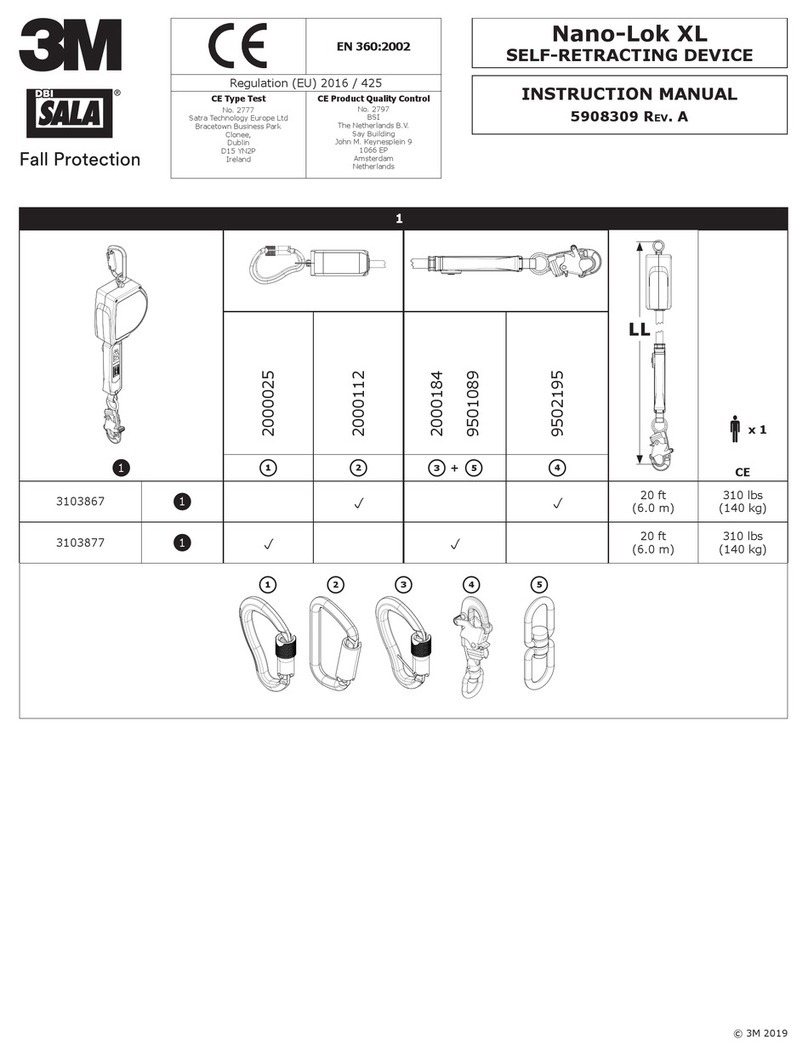 3M DBI-SALA Nano-Lok XL instruction manual