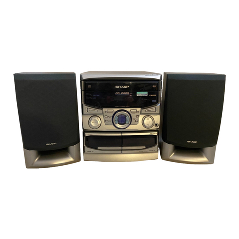 Sharp CD-C605H User manual