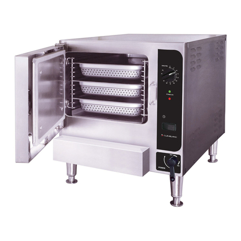 Cleveland SteamChef 22CGT3.1 Operation installation maintenance manual
