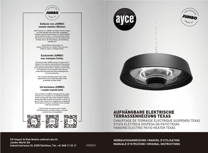 Ayce Texas DS2000 Original instructions