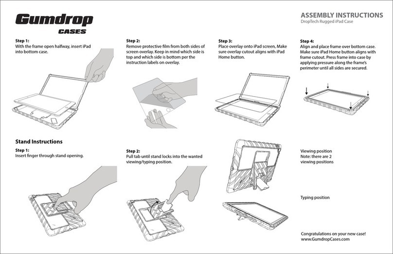 Gumdrop DropTech DT-APRIPAD6G-BLK Assembly instructions