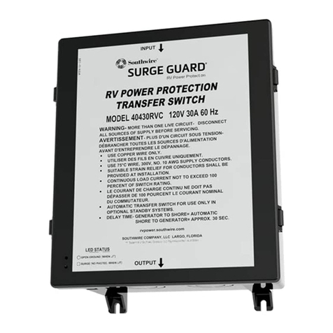 Southwire Surge Guard 40430 RVC User manual