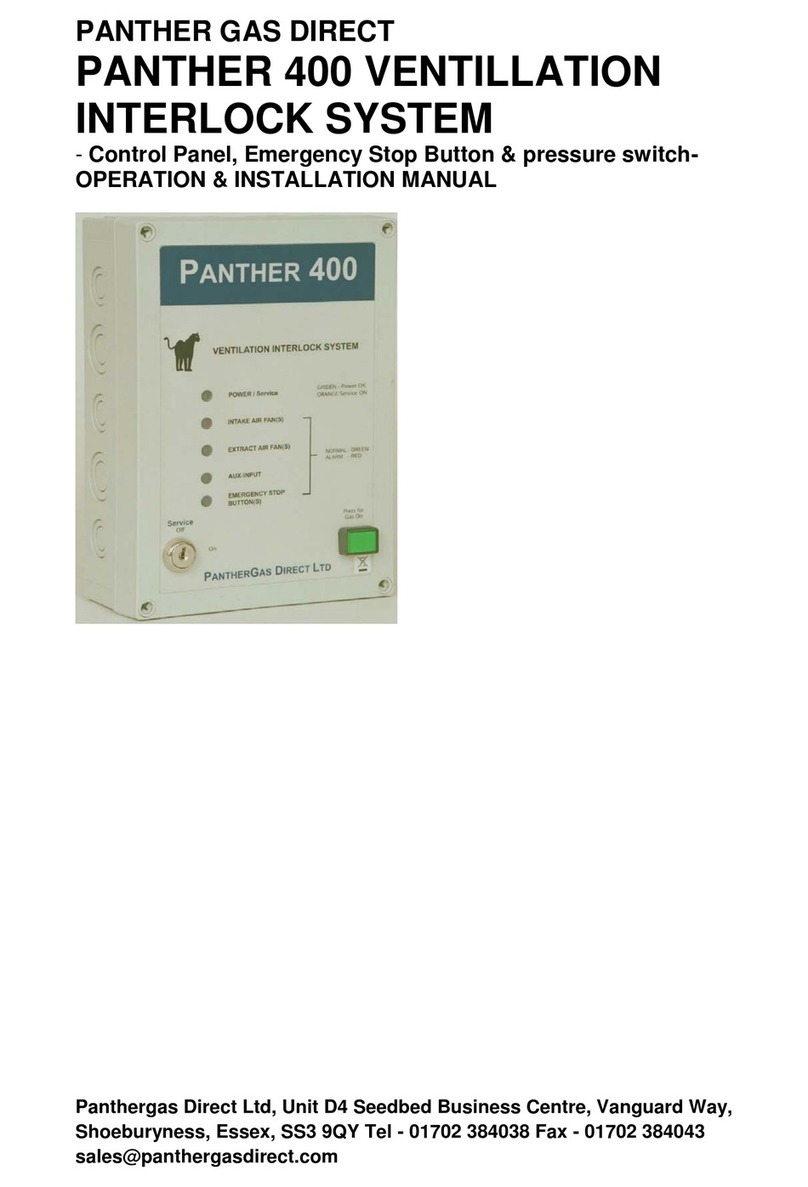 Panther 400 Operation & installation manual