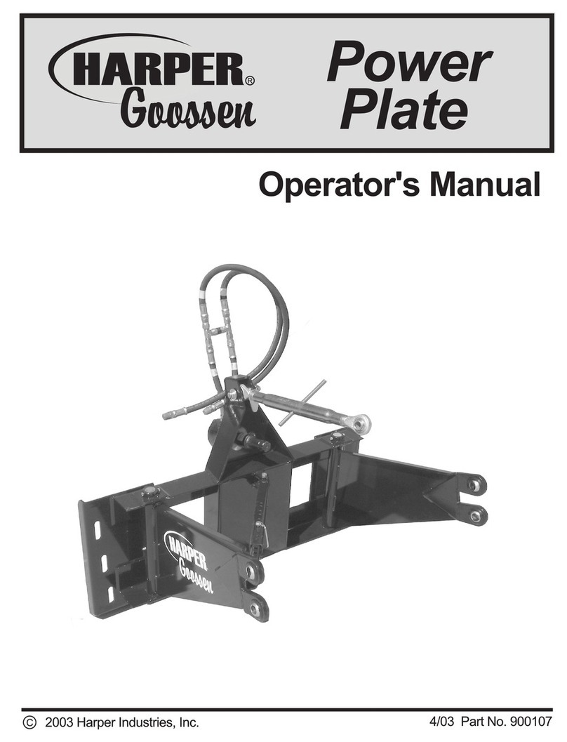 Harper Goossen Operator's manual