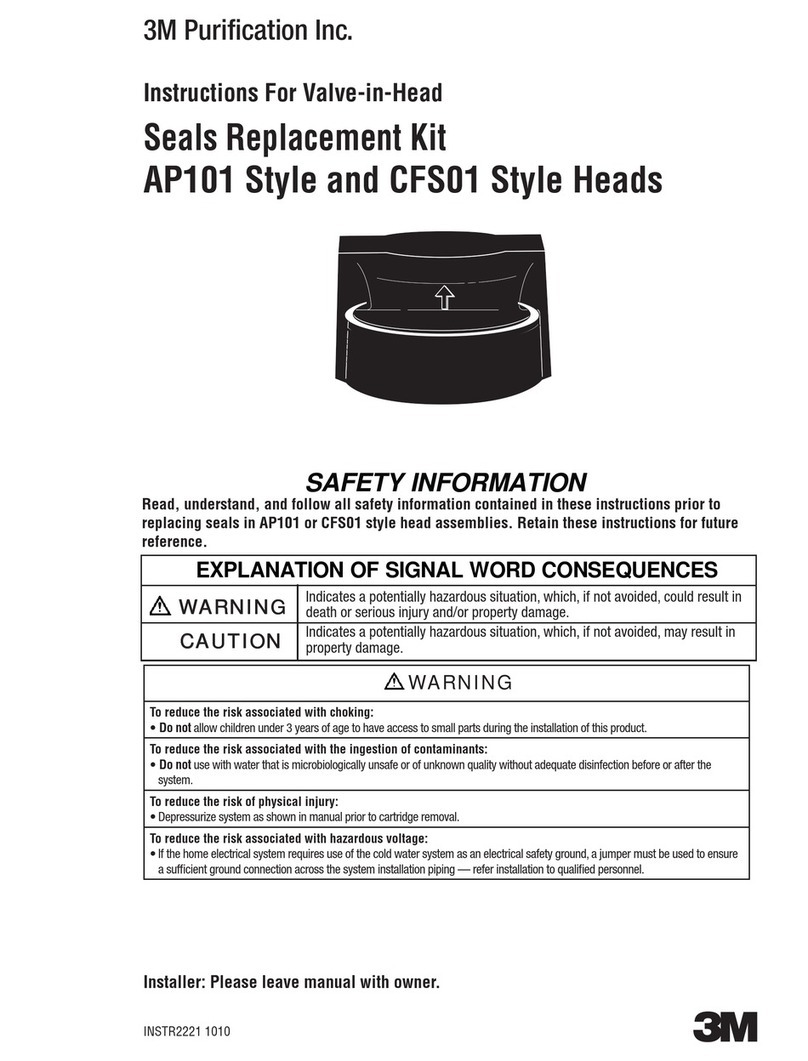 3M Purification AP101 User manual