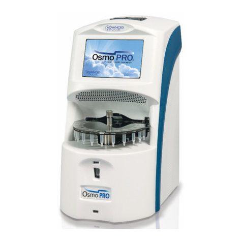 Advanced Instruments OsmoPRO Multi-Sample User manual