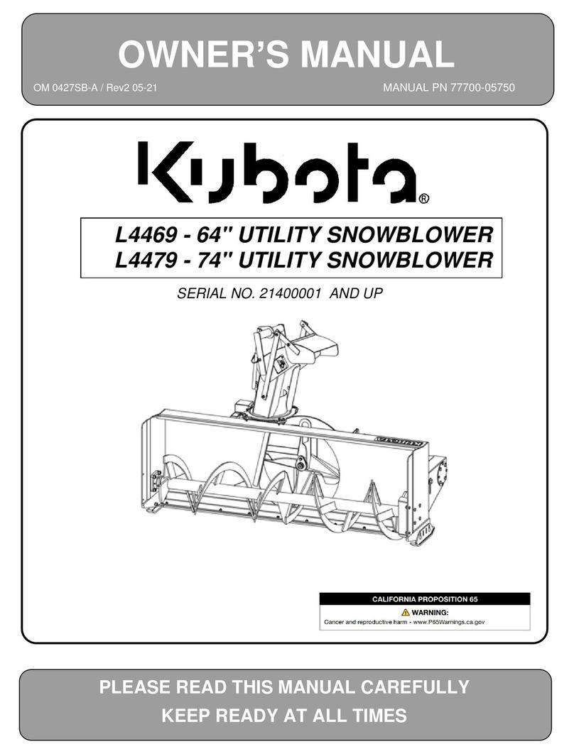Kubota L4469 owner's manual