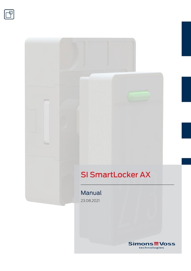 Simons Voss Technologies SI SmartLocker AX User manual