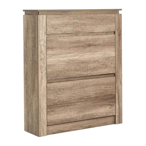 Canyon 2 TIER SHOE CABINET Assembly instructions Canyon 2 TIER SHOE CABINET Assembly instructions