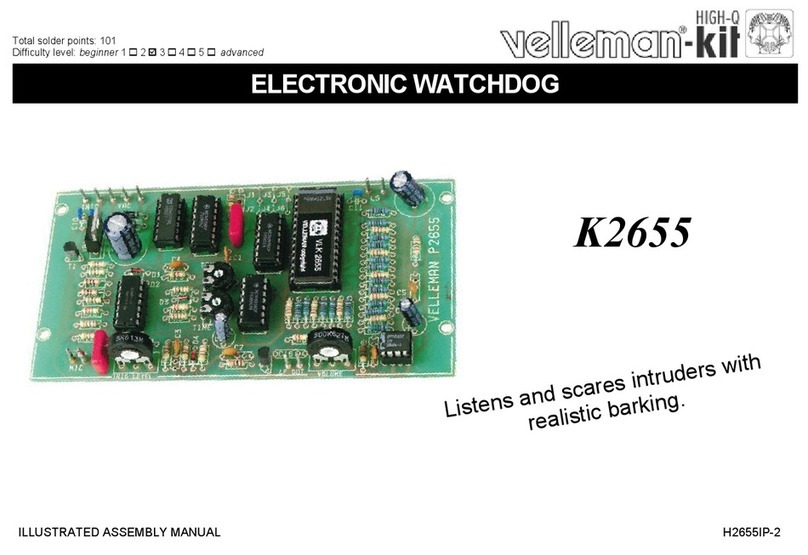 Velleman-Kit K2655 User manual